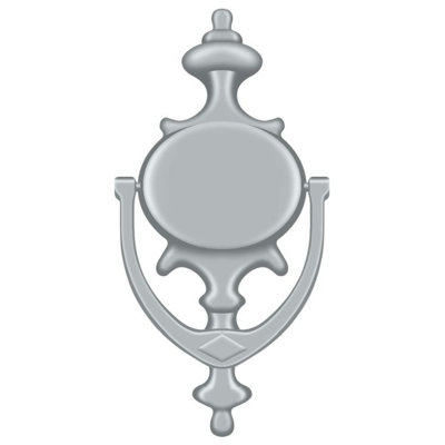 Heurtoir de porte Deltana DK854U26D, impérial en chrome brossé