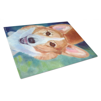 Planche à découper en verre norton caroline à trésors corgi