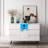 Modern White Gloss Sideboard Cabinet With Advanced Storage And LED Lights