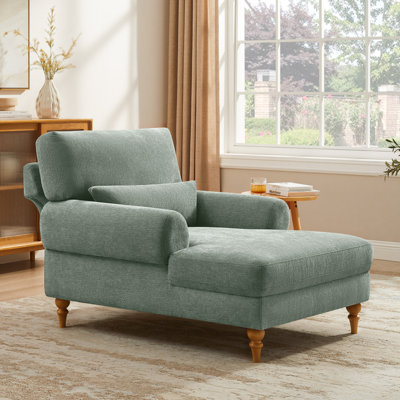 Chaise longue rembourrée avec dossier réglable Jazier
