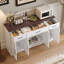 Buffet 55 po à 3 tiroirs, armoire de salle à manger moderne avec armoires de rangement
