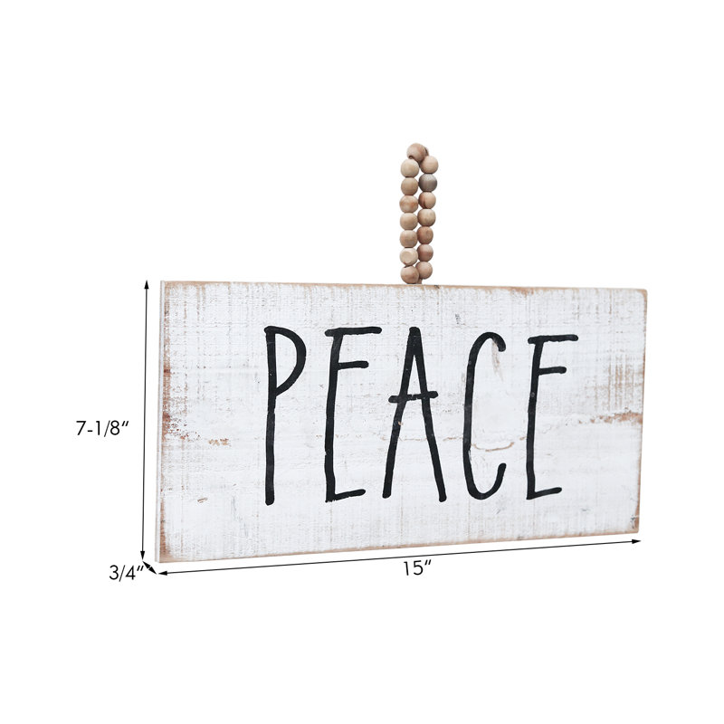 Plaque murale Peace Peace
