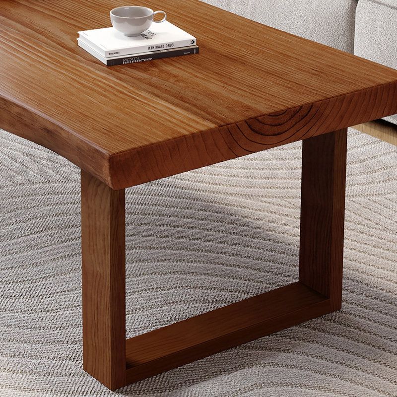 Vintage Solid Wood Coffee Table, 18.5" H x 55.1" L x 27.6" W