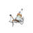 1 Bottle Tabletop Wine Bottle Rack in