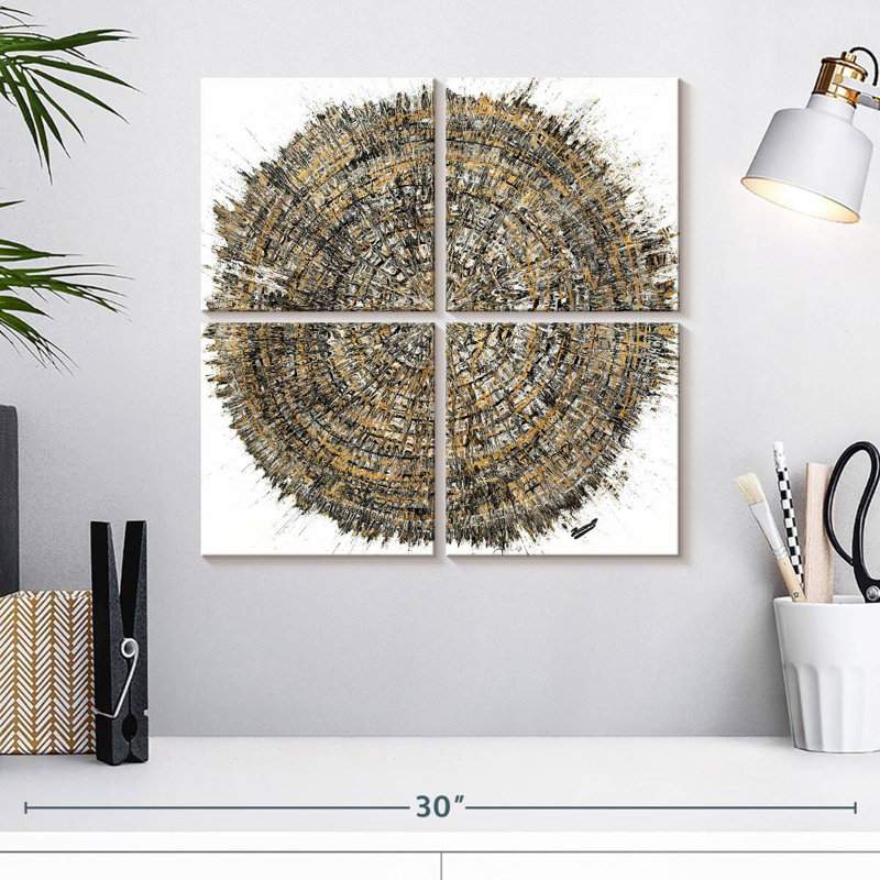 Mysterious Tree Ring, H 18 po x l 18 po