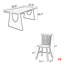 Table en bois massif Partap Simple