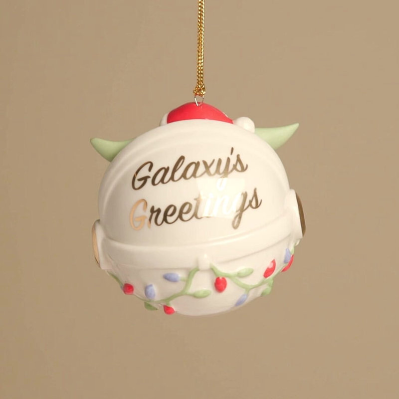 Grogu's Holiday Hover Pram Ornament