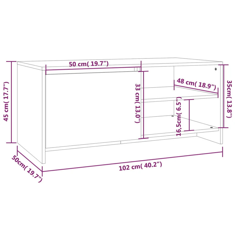 Greysyn Solid Coffee Table with Storage, White