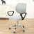 100% polyester gris clair est en rupture de stock