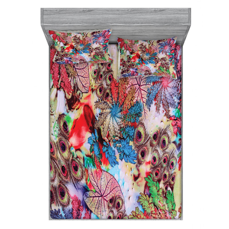 Microfiber Sheet Set, Full Sheet Set with Fitted Sheet
