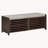 43" Distressed Shutter Storage Bench, Entryway Storage with Storage-1992143304