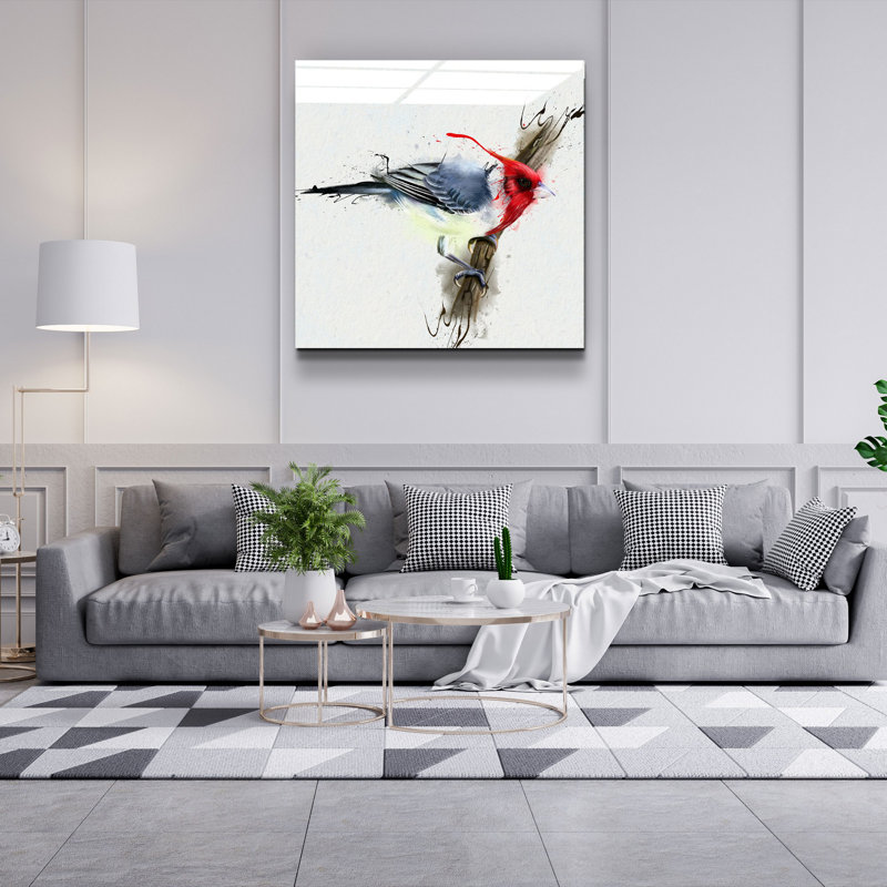 Superbe peinture décorative en verre trempé de 19,7 po x 19,7 po | 100% verre trempé, épaisseur: 0,16 pouce | Impression UV pour des couleurs éclatantes | Parfait pour la décoration intérieure, le salon ou le bureau