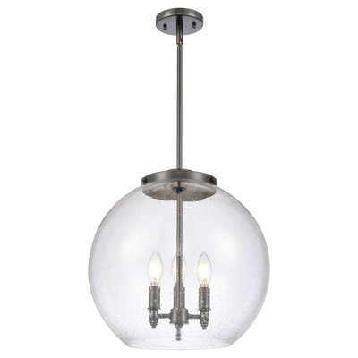 Luminaire suspendu sphère 3 lumières DEL Athens