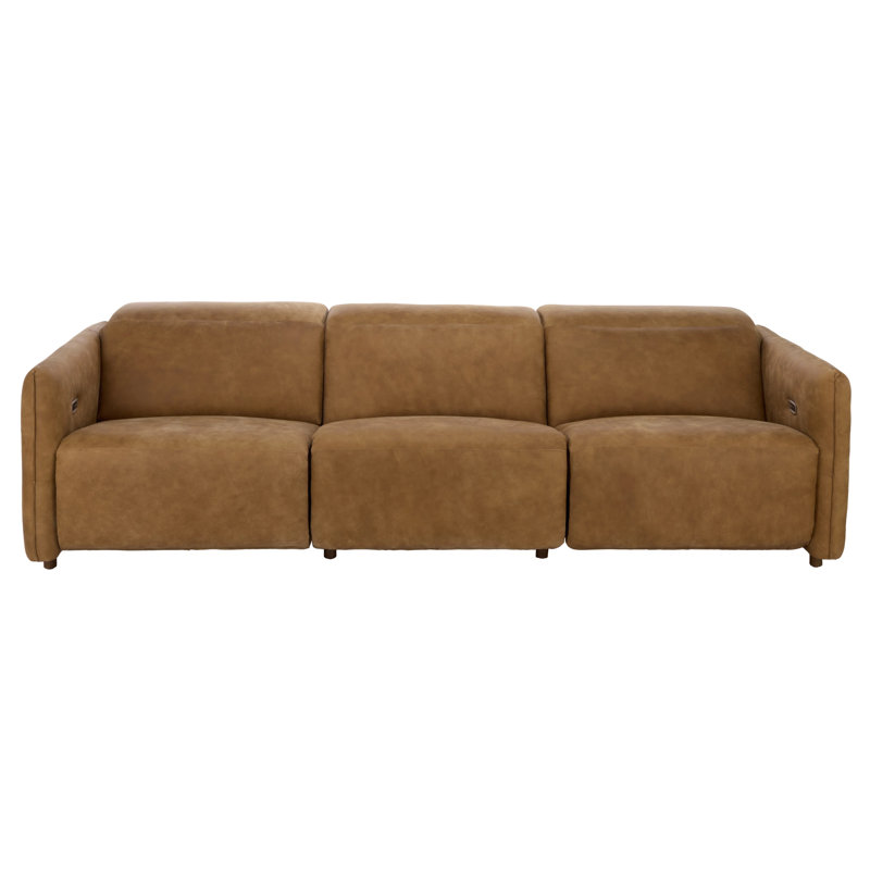 Canapé inclinable en cuir Doug