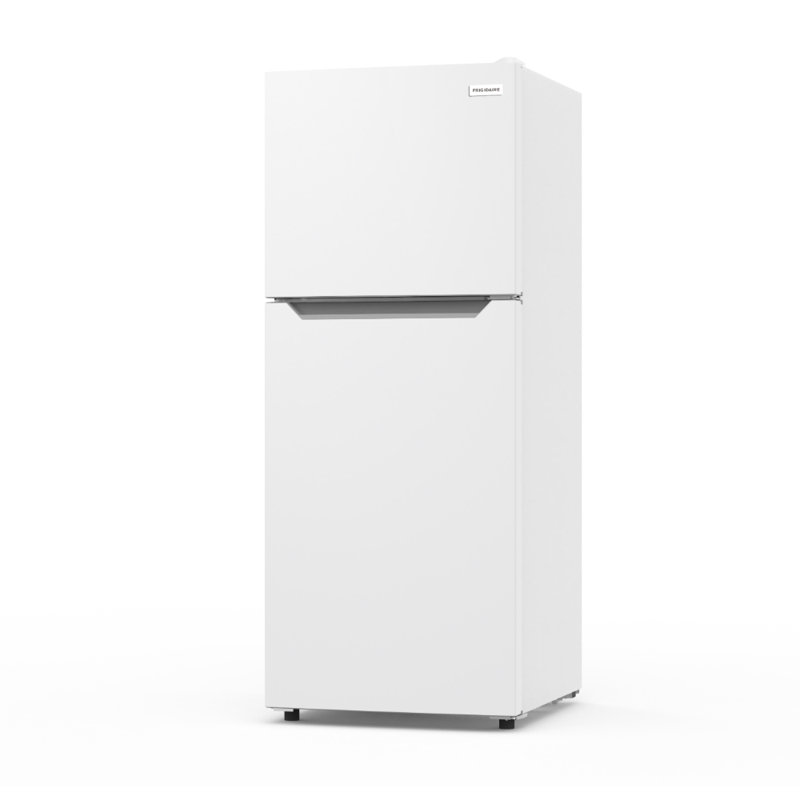 Frigidaire 10 Cu. Ft. Platinum Fridge Freezer Combo, Apartment Size Top Mount Fridge With Freezer, Frost Free, White