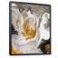 Vague de marbre doré et noir V - peinture sur toile-67231563-67231565