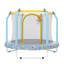 Trampoline pour tout-petits trampoline pour enfants intérieur et extérieur avec panier de basketball