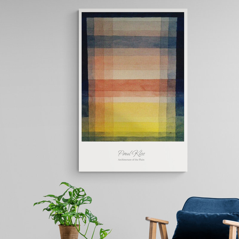 Architecture Of The Plain by Paul Klee - Wrapped Canvas Print, 117cm H x 81cm W x 5cm D