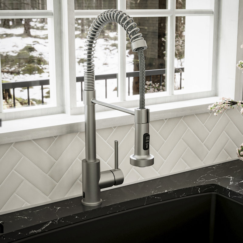 Robinet de cuisine Karran Loxton, Acier inoxydable
