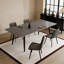 Metal Base Dining Table-1874921053-1874921052