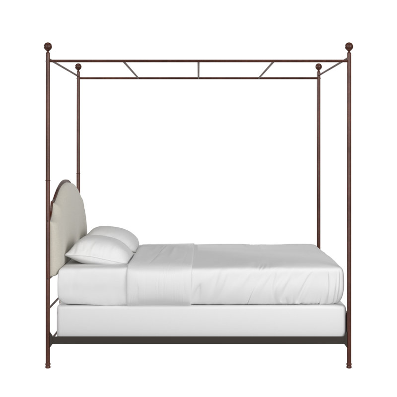 Marinez Upholstered Canopy Bed, King