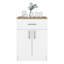Wampum 2 Piece Kitchen Set, Pantry Cabinet + Wall Cabinet