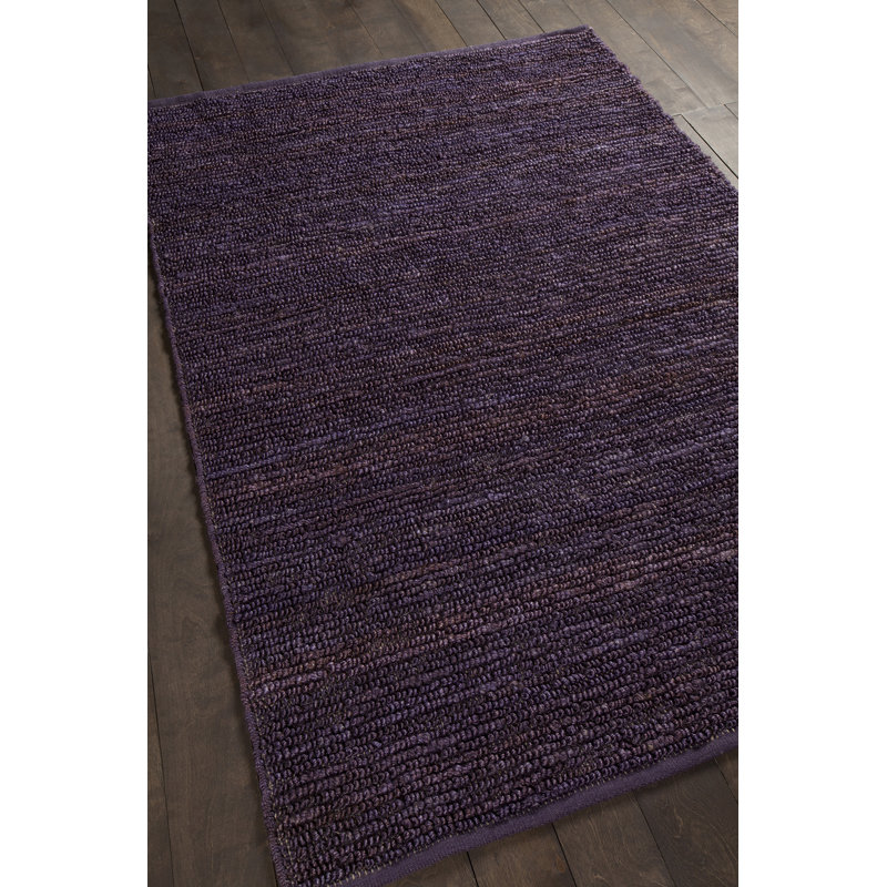 Tapis en jute de couleur unie Gracie Oaks Reynoldo, Rectangle 7 pi 9 po x 10 pi 6 po