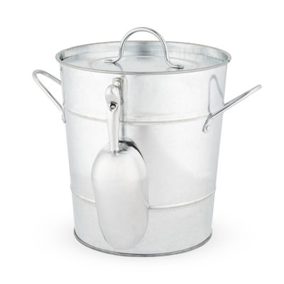 Seau à glace en métal galvanisé