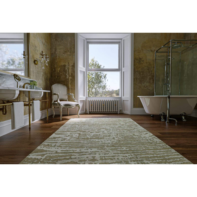 Streets Abstract Area Rug, Rectangle 8' x 10'