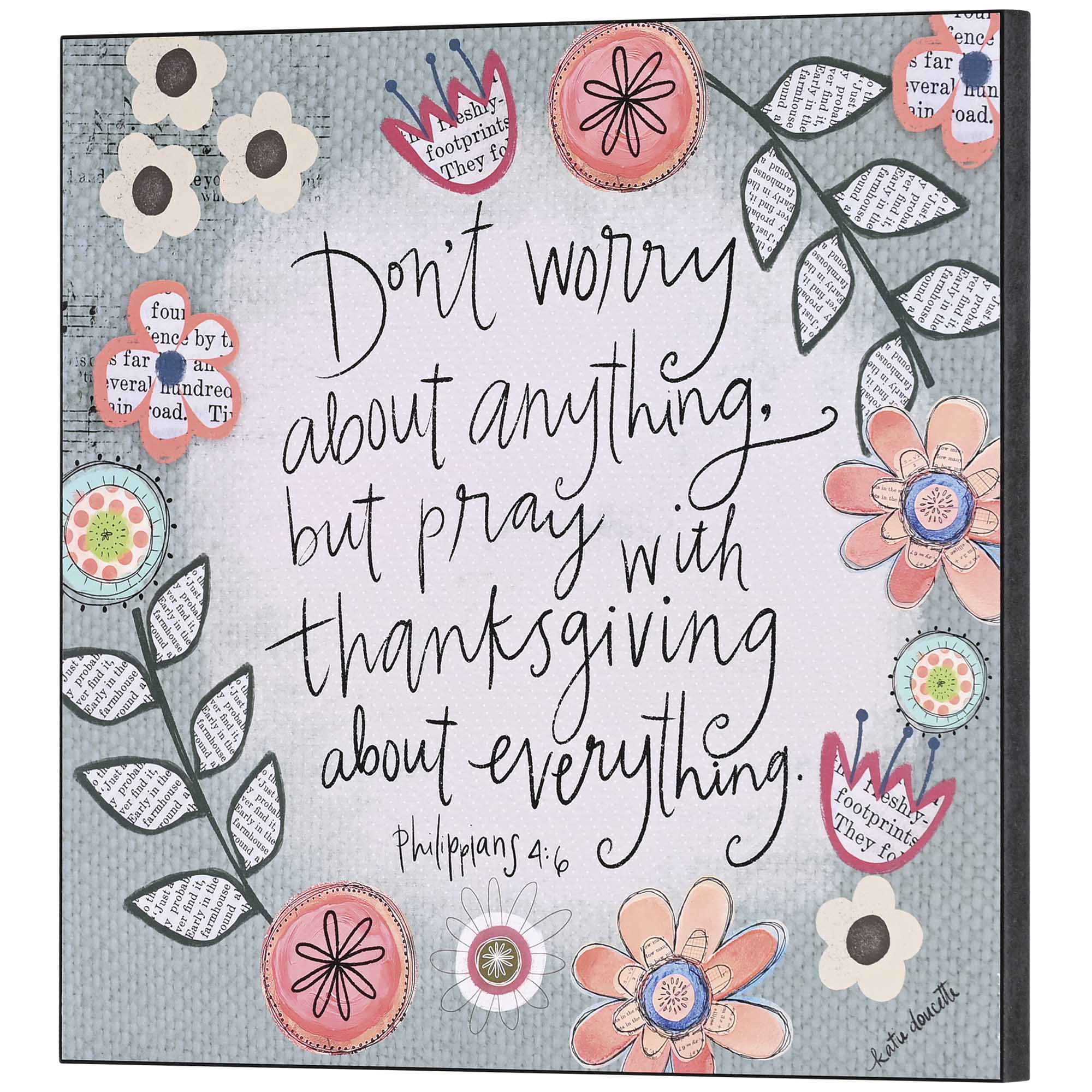Trinx Wall Plaque Do Not Worry About Anything - Wayfair Canada