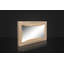Flat Onyx Lighted Wall Mirror