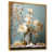 Toile avec cadre flottant or