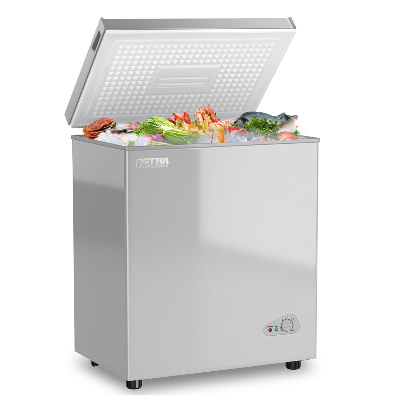 IceLapse 6‑Speed Temp Quiet Energy‑Saving Freezer, Silver