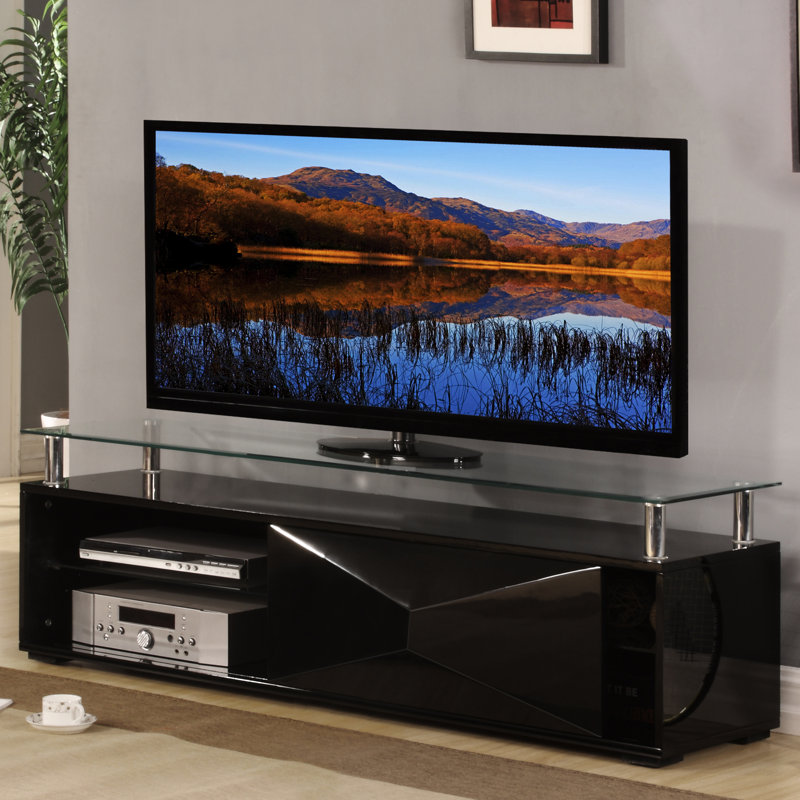 Harrison TV Stand for TVs up to 50", Black
