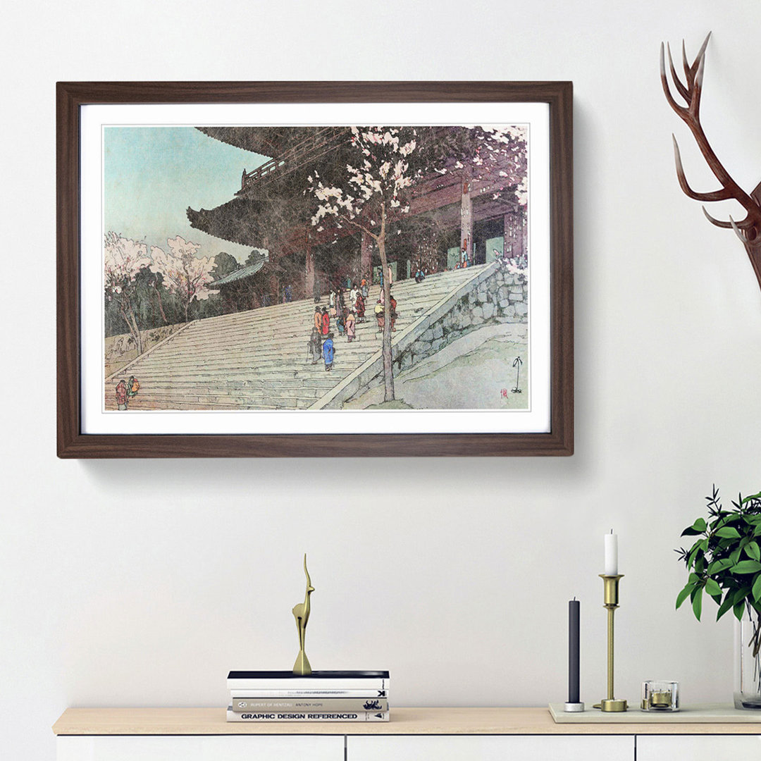 Chion-In Temple Gate by Hiroshi Yoshida - Picture Frame Painting Print