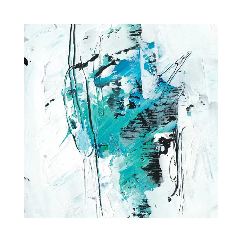 «Kinetic Form III» par Ethan Harper - reproduction d'art, H 18 po x l 18 po x 1,5 po, Toile tendue, Pas de tapis