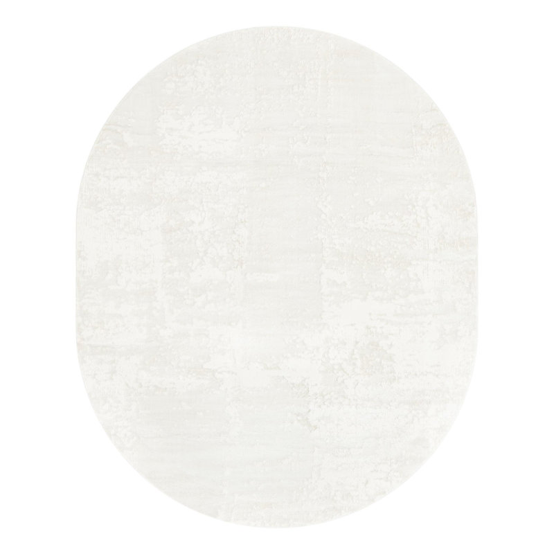 Abstract Indoor Rug, Oval 7'10" x 10'