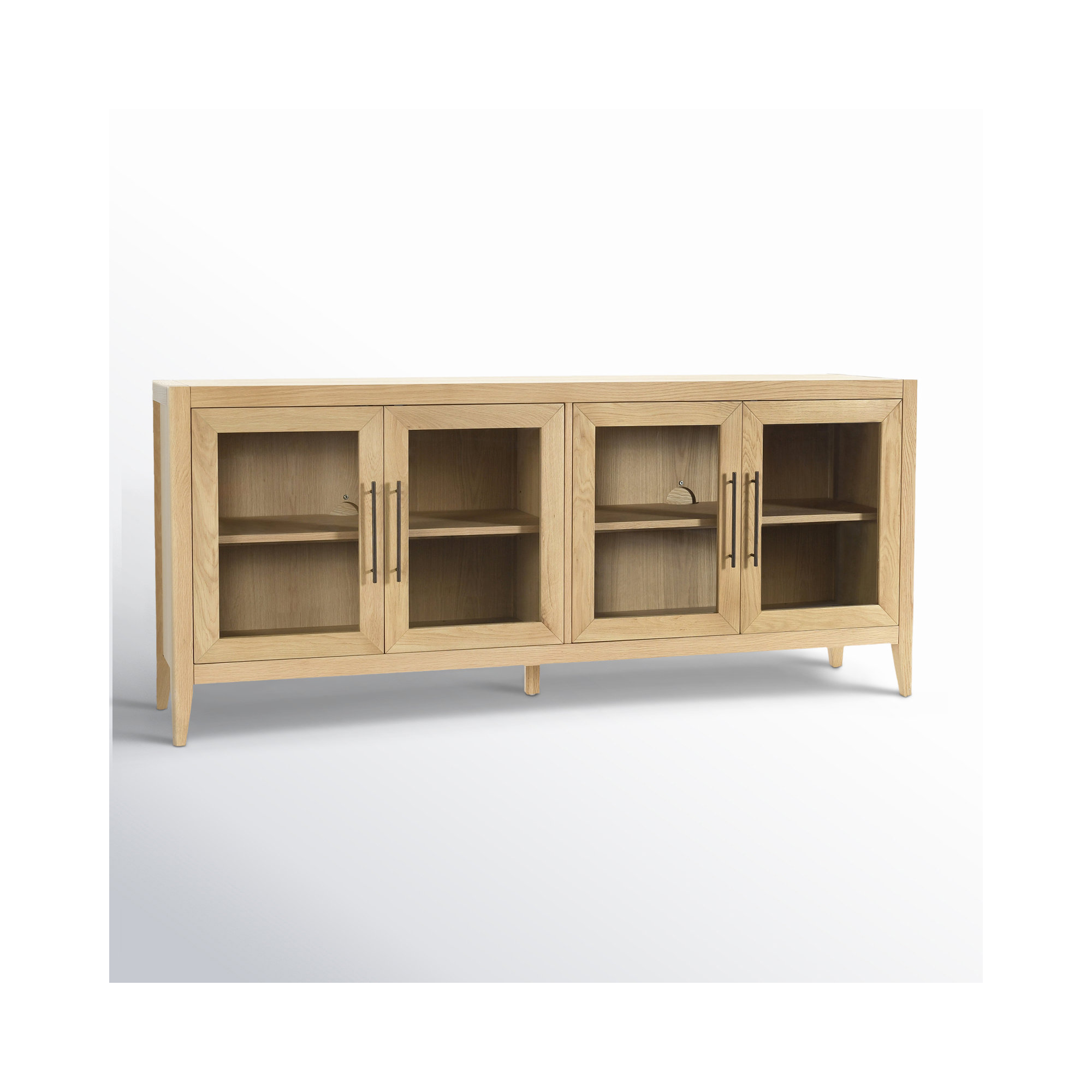 Beechgrove 78" Wide Oak Solid Wood Sideboard