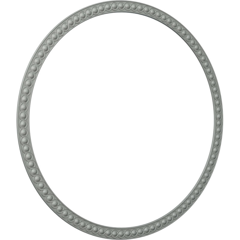 Ensemble d'anneaux de plafond Hillsborough, H 44,5 po x l 44,5 po x P 0,5 po, Paquet de 4 (forme un cercle complet)