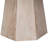 Tasse Pine Round Unfinished Solid Wood Top with Solid Wood Base Dining Table