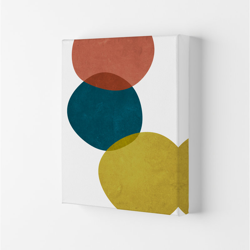 Abstract Shapes A - Single Picture Frame Print, No Frame, 84cm H x 59cm W x 1cm D