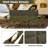 Inbox Zero 3 Person Folding Camping Chair Heavy-duty Camp Couch With 2 Cup Holders Padding-697051414