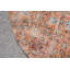 Tapis rétro, tapis décoratifs 4,5 po x 4,7 pi, tapis moderne, tapis Oushak, tapis orange, tapis turc