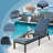 Outdoor Aluminum Chaise Lounge With Cushion-486247321