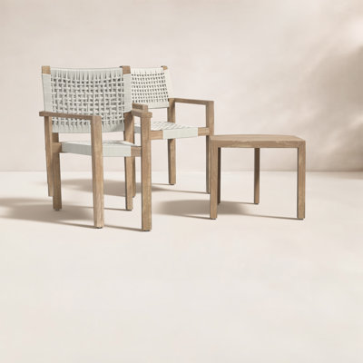 Pacific Solid Wood Outdoor Dining Chair