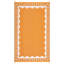 Tapis d'extérieur réversible Modern Wave, tapis en plastique imperméable et résistant aux rayons UV, facile à nettoyer, orange / blanc, patio, jardin, terrasse, tapis de camping, 8 x 10 pi-2114518012-2114518010