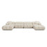 Calliope Cream Performance Velvet 6 pièces Modulaire en U