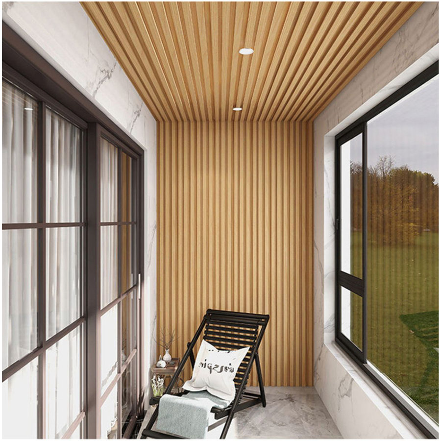 106" L x 5.75" W Shiplap Wood Wall Paneling, 3D Slat Wood Wall Panels