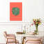 «Vibrant Monstera Leaf» audacieux, fromage biologique suisse, plante tropicale, impression d'art mural-129897355