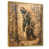Toile avec cadre flottant or